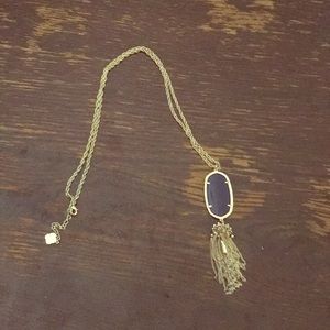 Kendra Scott navy rayne necklace